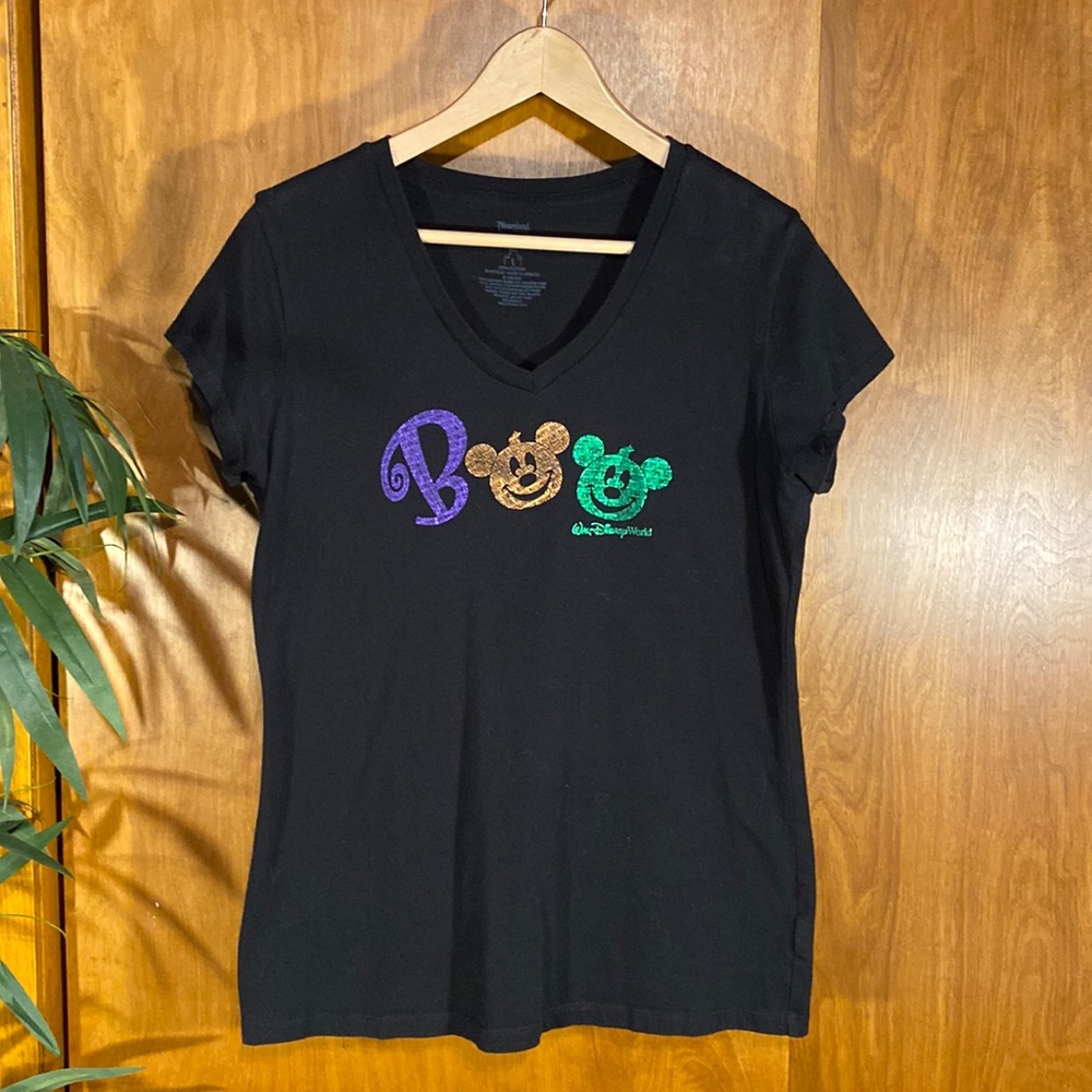 Disney Parks Boo Halloween Graphic T-Shirt L